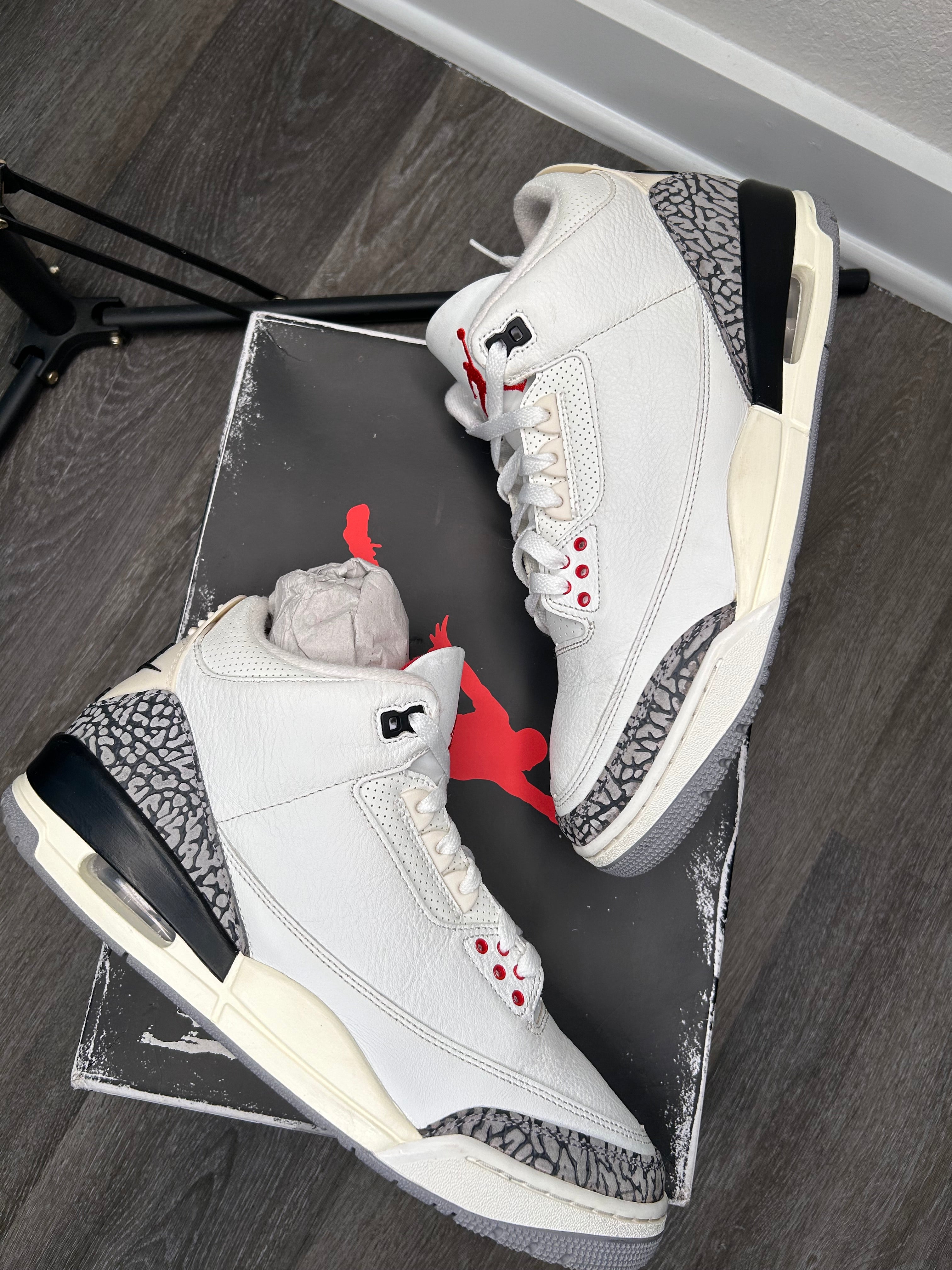 Size 11.5 - Jordan 3 White Cement Reimagined (2024) [DN3707-100]