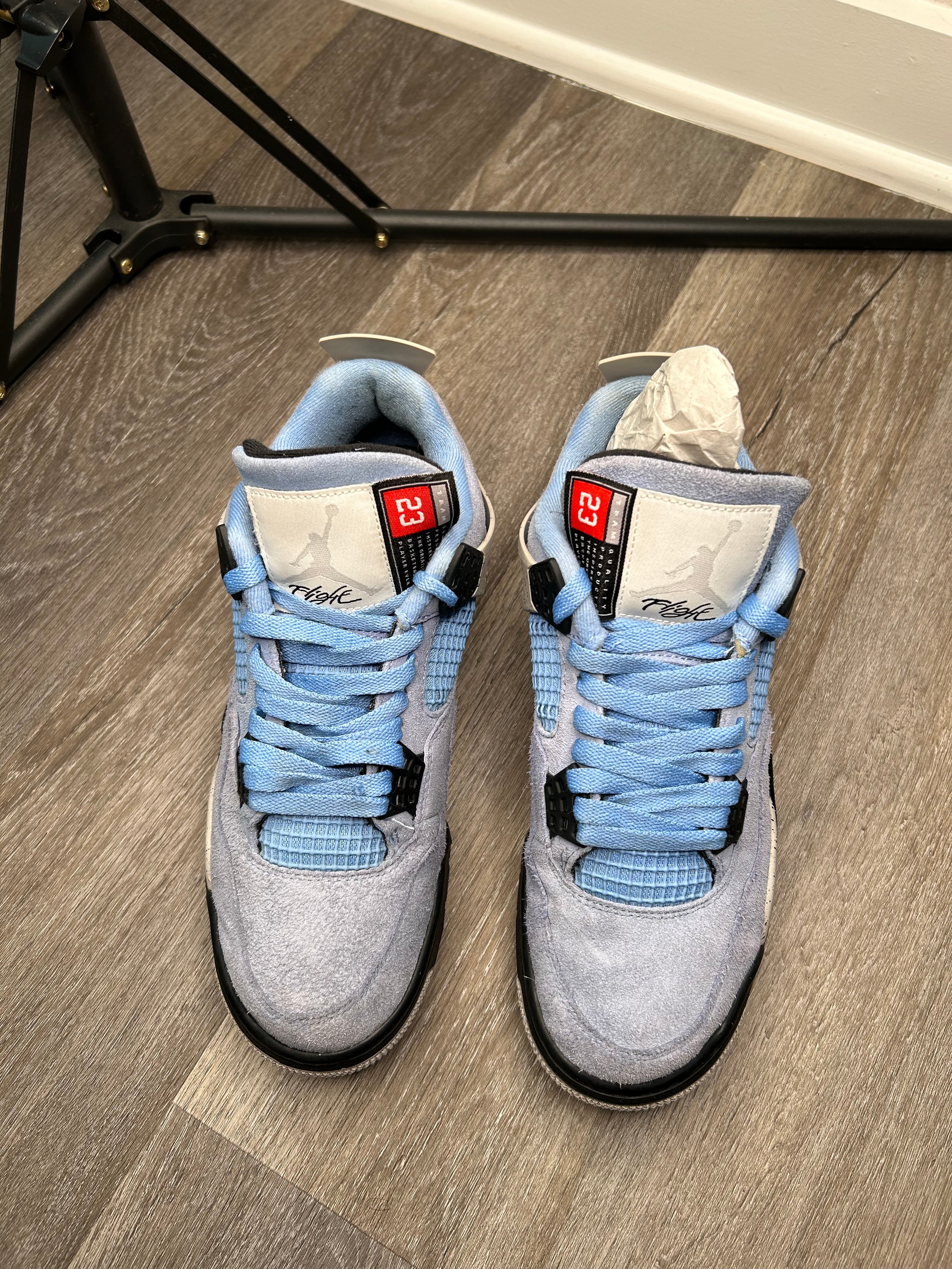 Size 8 - Jordan 4 Retro University Blue Unc (2021) CT8527-400
