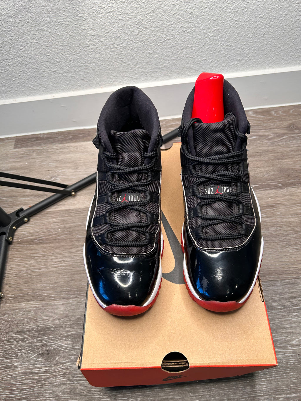 Nike Air Jordan 11 Bred (2019) Men's Size 9.5