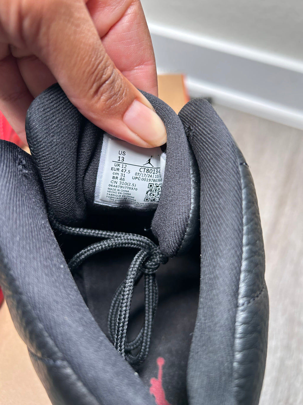 Size 13 - Jordan 12 Flu Game (2025) CT8013-002