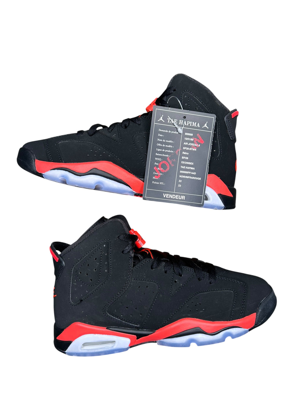 Size 6.5Y - Jordan 6 Retro Infrared Salesman (2026)  IQ1275-001