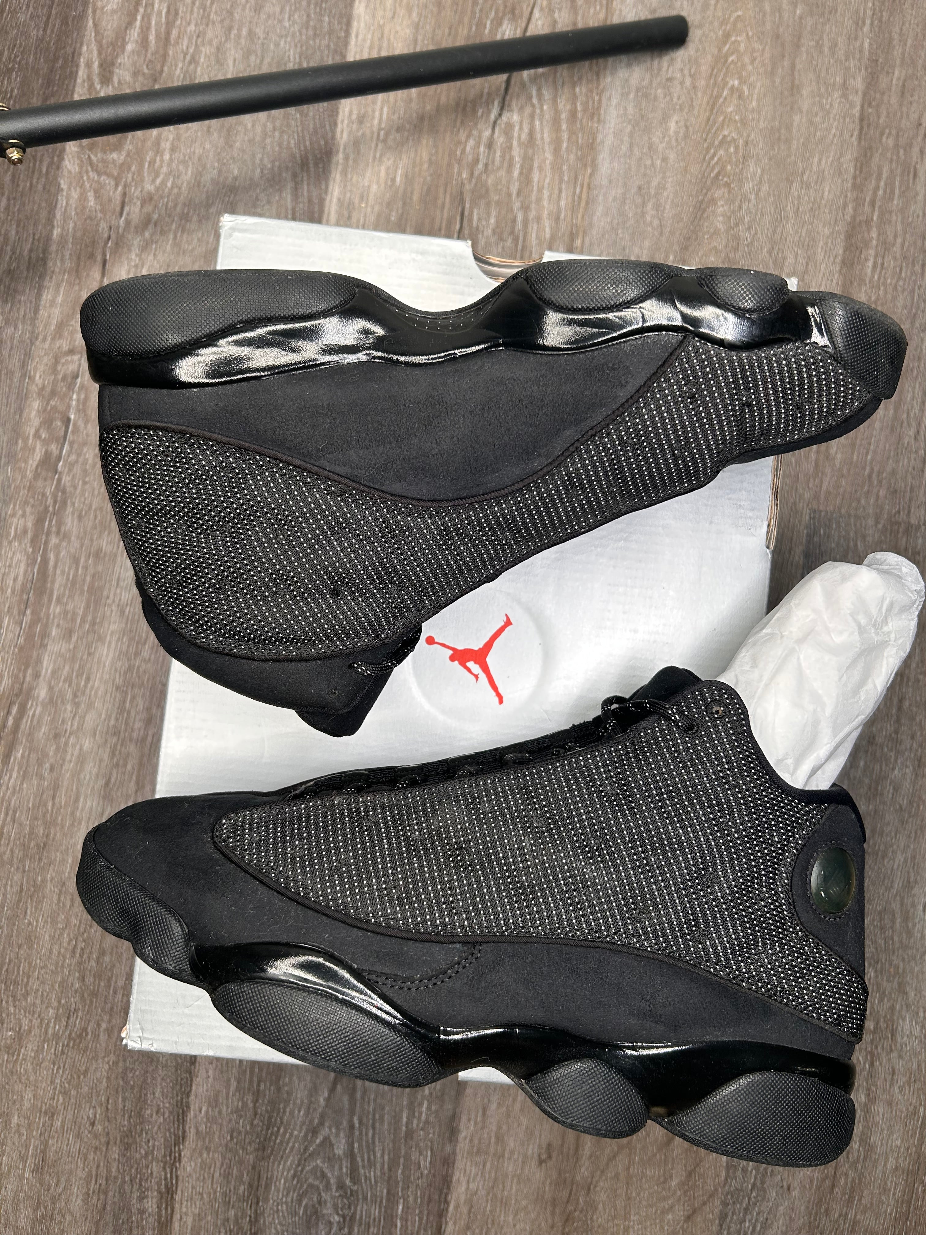 Size 10 Nike air Jordan retro 13 (2017) BLACK CAT